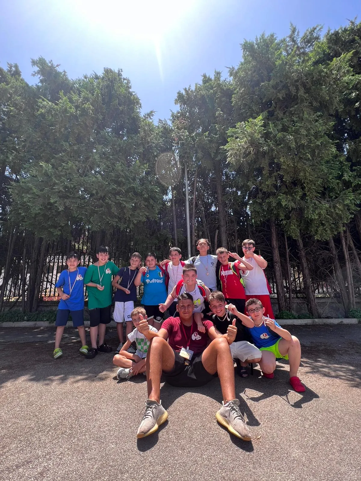 Foto di gruppo al Summer Camp