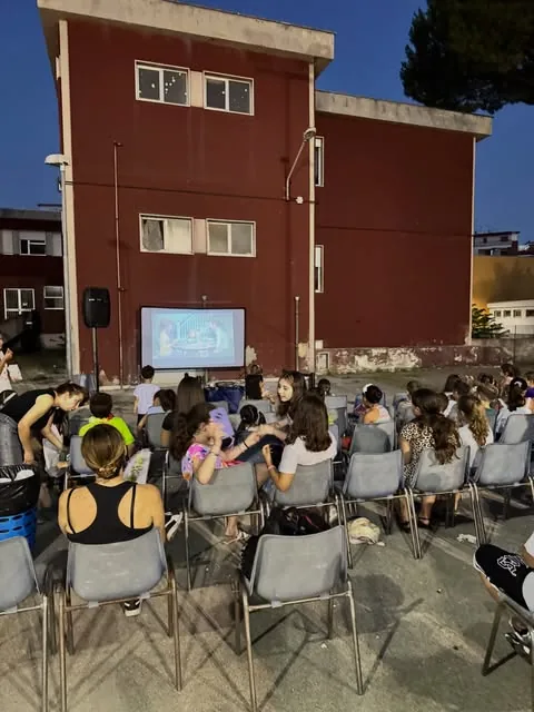 Cinema sotto le stelle all'aperto