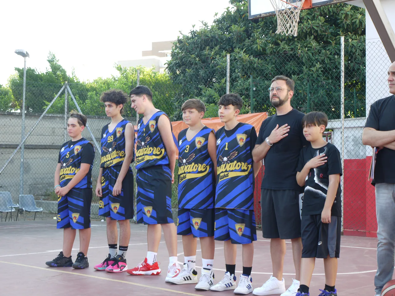 Le squadre in campo al Final Slam