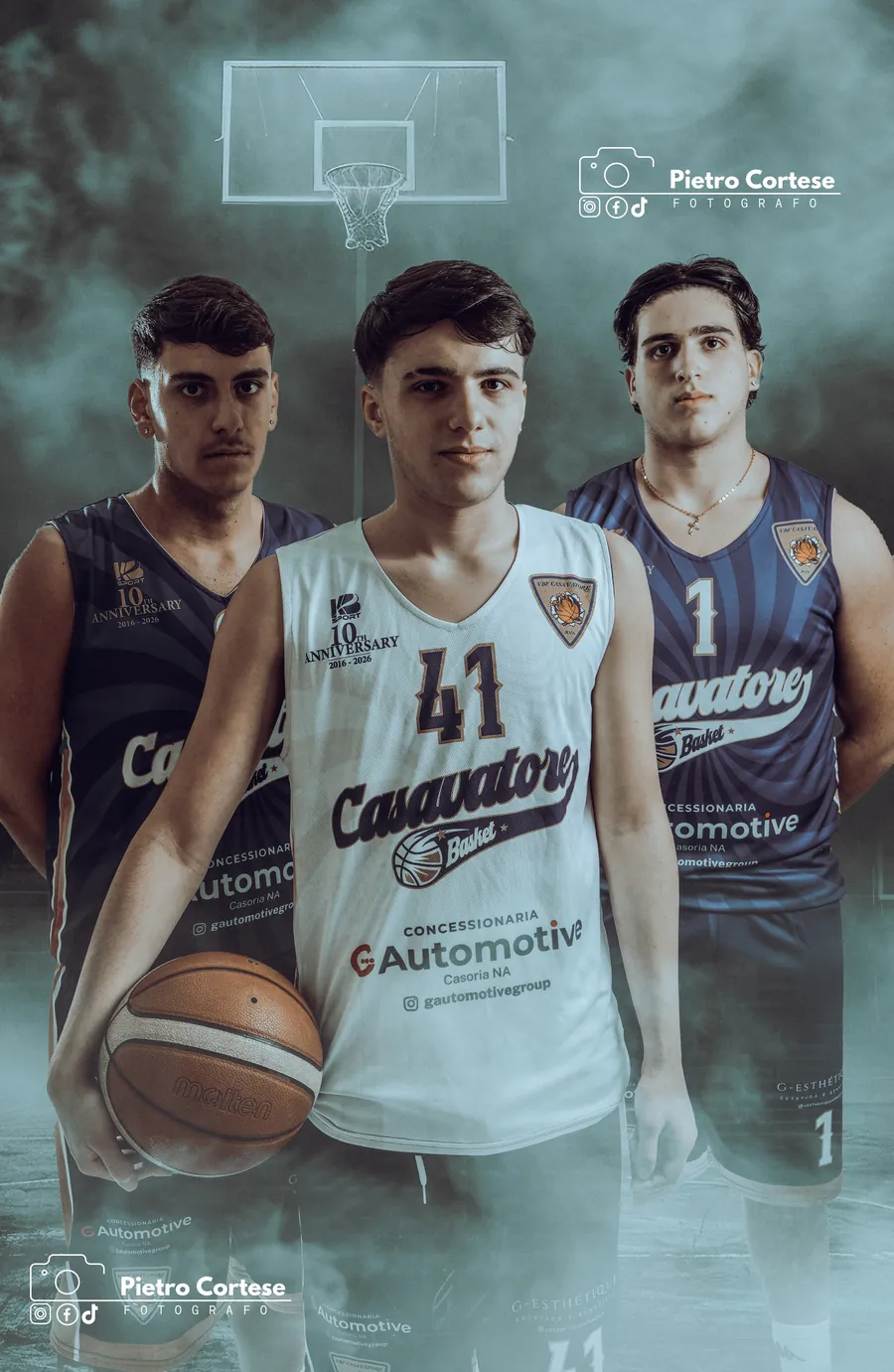 Tre giocatori del settore giovanile Casavatore Basket